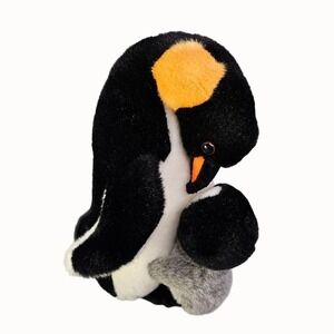 Emperor Penguin Mom and Baby Plush Toy Plushie Stuffed Animal 11 Inch Realistic